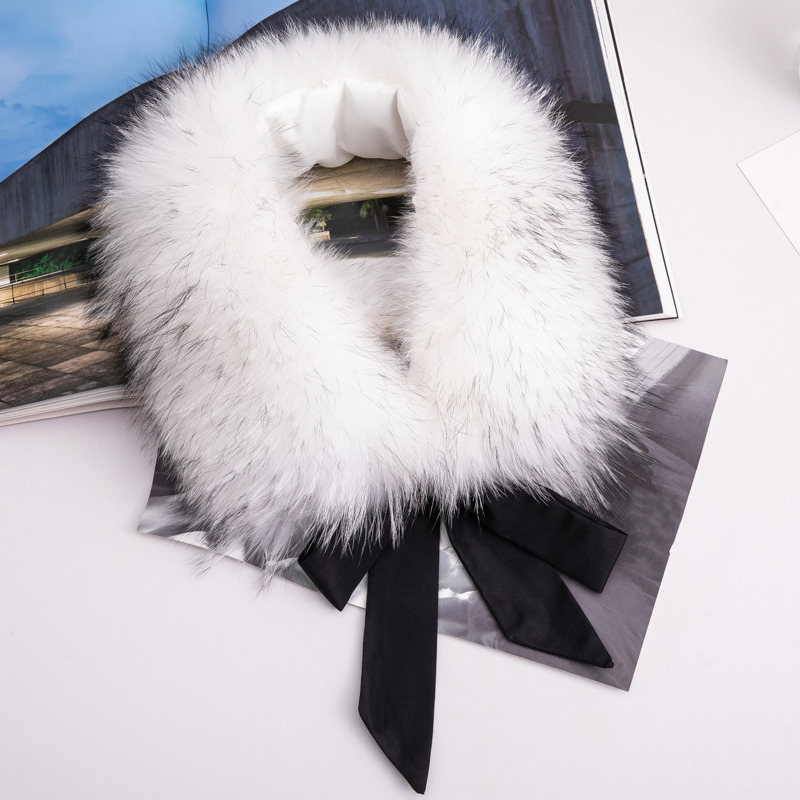Real Raccoon Fur Collar Winter - огляд і ціна Gold 6138