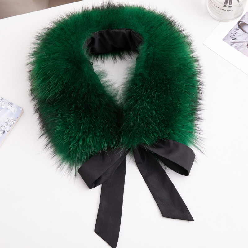 Real Raccoon Fur Collar Winter - огляд і ціна Gold 6138