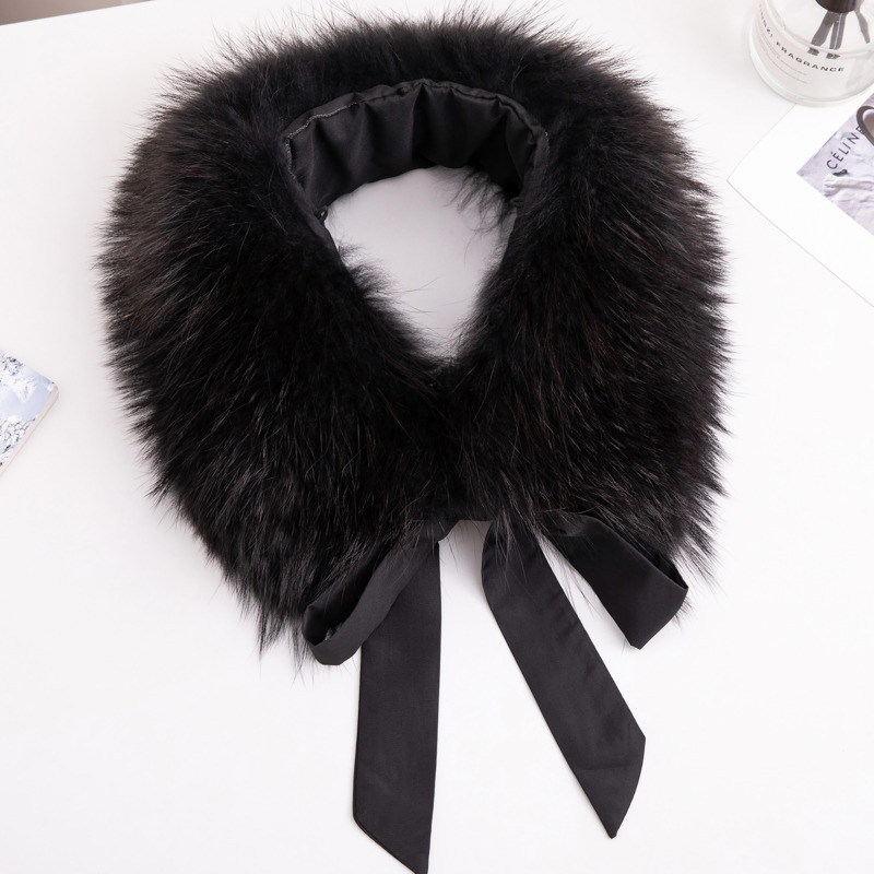 Real Raccoon Fur Collar Winter - огляд і ціна Gold 6138
