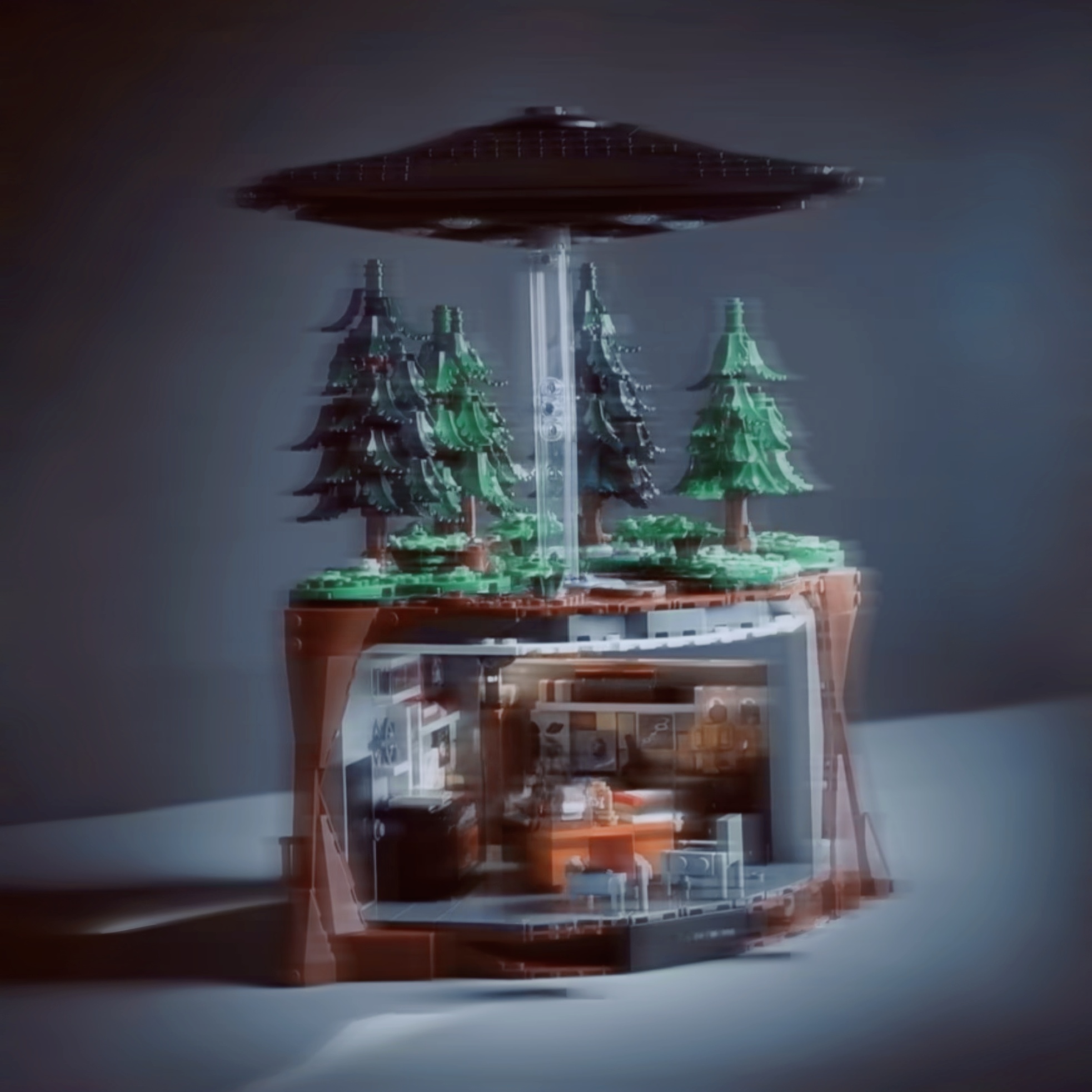 2026 NEW 1478pcs UFO Forest Un - огляд і ціна Gold 6138